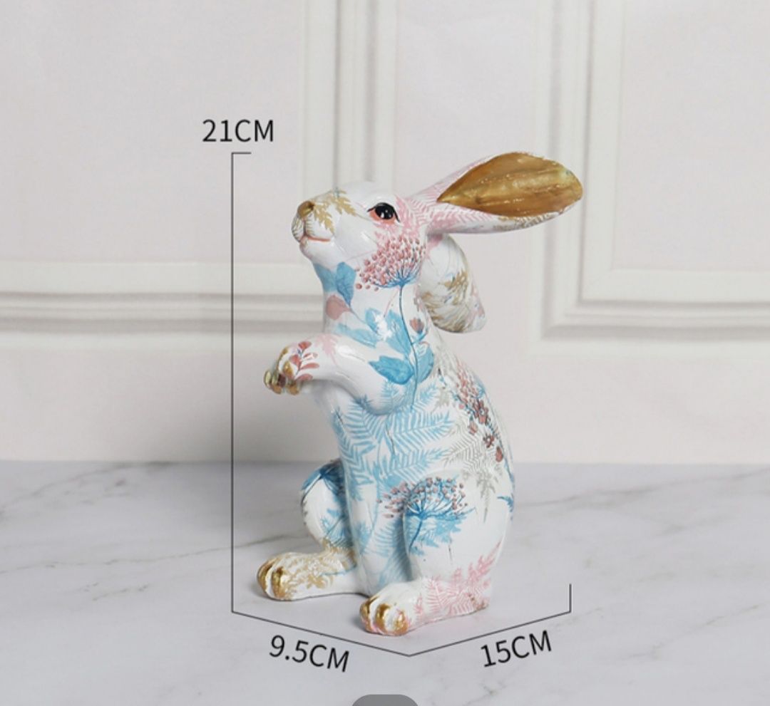 Декоративная статуэтка зайца