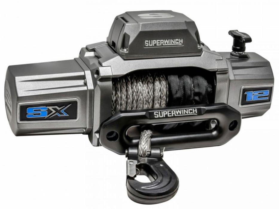Troliu electric Superwinch SX12SR cu sufa sintetica 12000 lbs Off Road