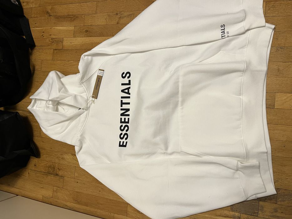 Essentials бяло и черно худи