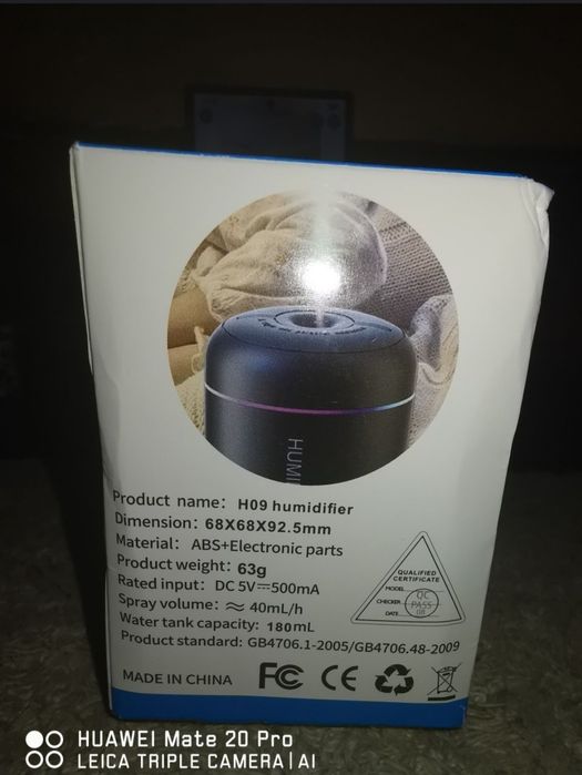 Umidificator de aer cu aromaterapie