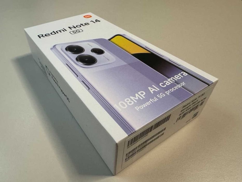 Redmi Note 14 5G / 256+8 / Midnight Black / Sigilat