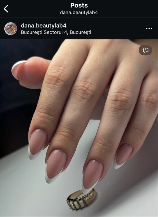 Manichiura semipermanenta