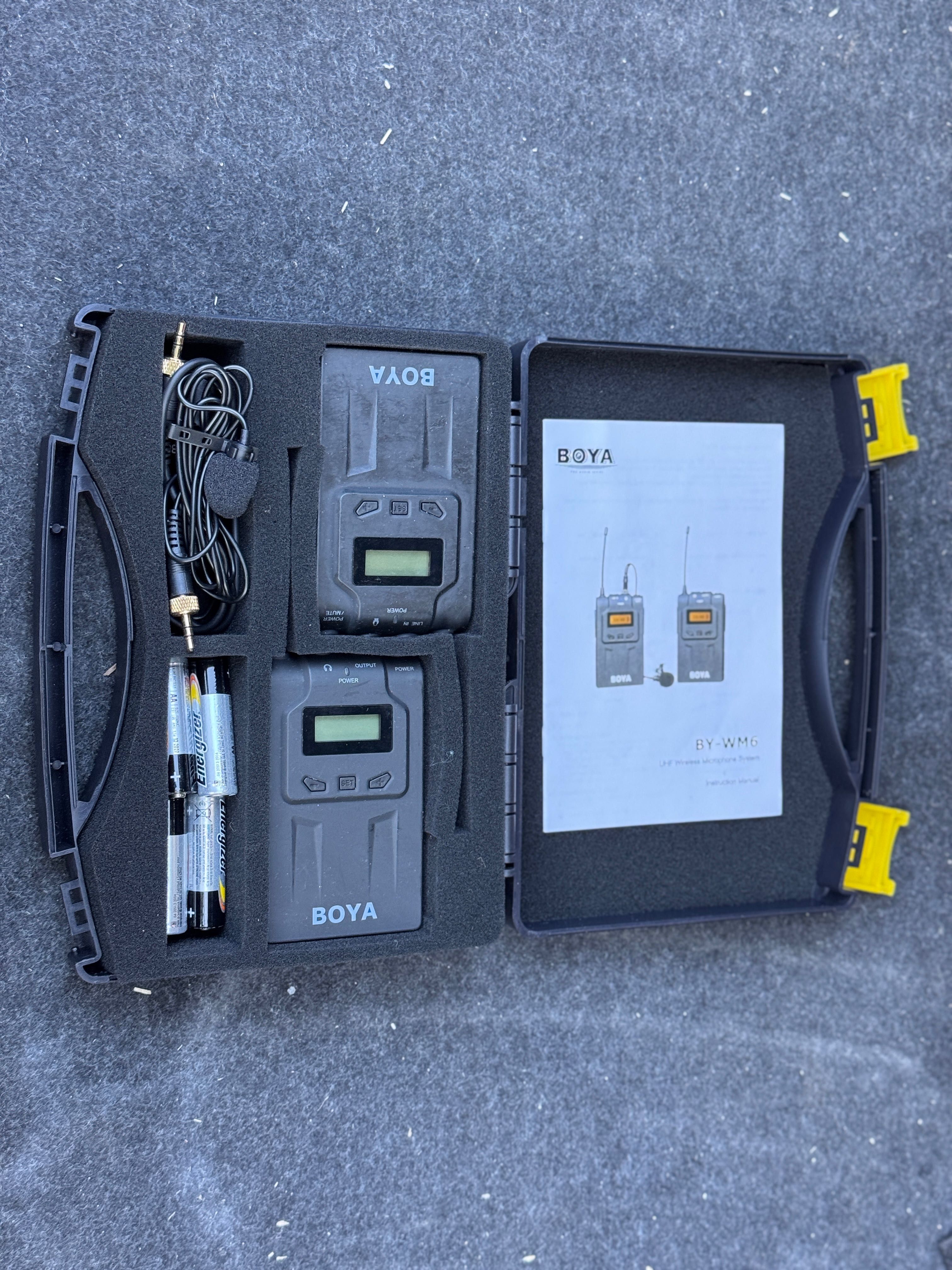 BOYA BY-WM6 Wireless Microphone/ пълен комплект безжичен микрофон