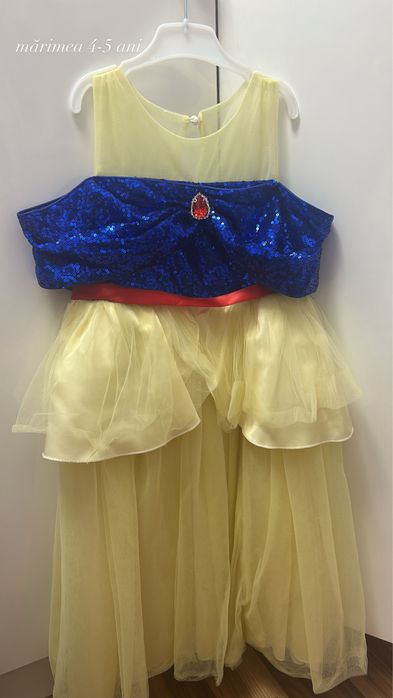 Rochița Albă ca Zăpada + accesorii -4/5 ani
