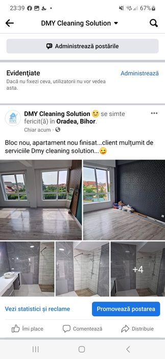 Servicii de  curățenie profesionala