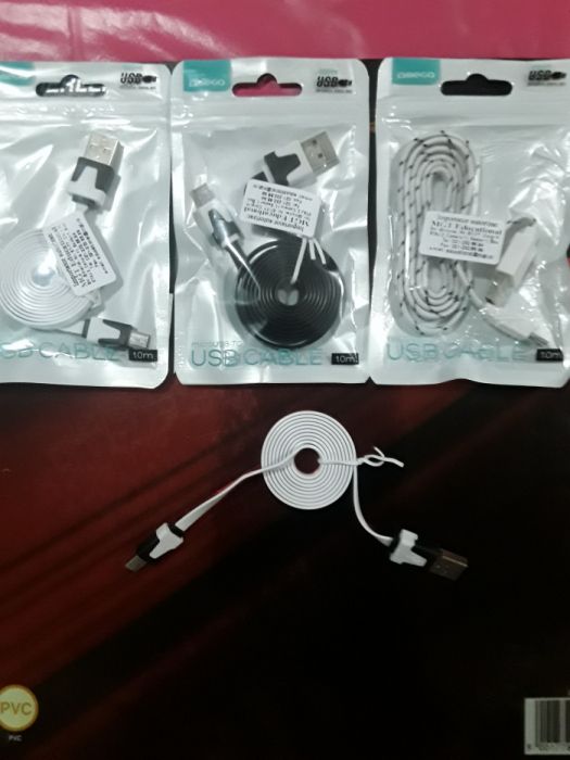 CABLURI USB - MICRO USB 1M pentru telefoane, tablete PC - NOI