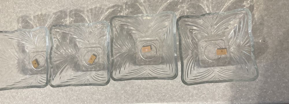 Новые стеклянные салатницы , конфетницы