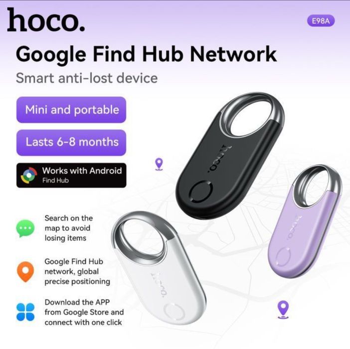GPS Tracker Android, Hoco Smart GPS Locotor, ГПС Навигатор для Андроид