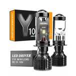 Kit Becuri Led H7 cu LUPA BI-FAZICE 120w 24.000 Lumeni  6000k Canbus