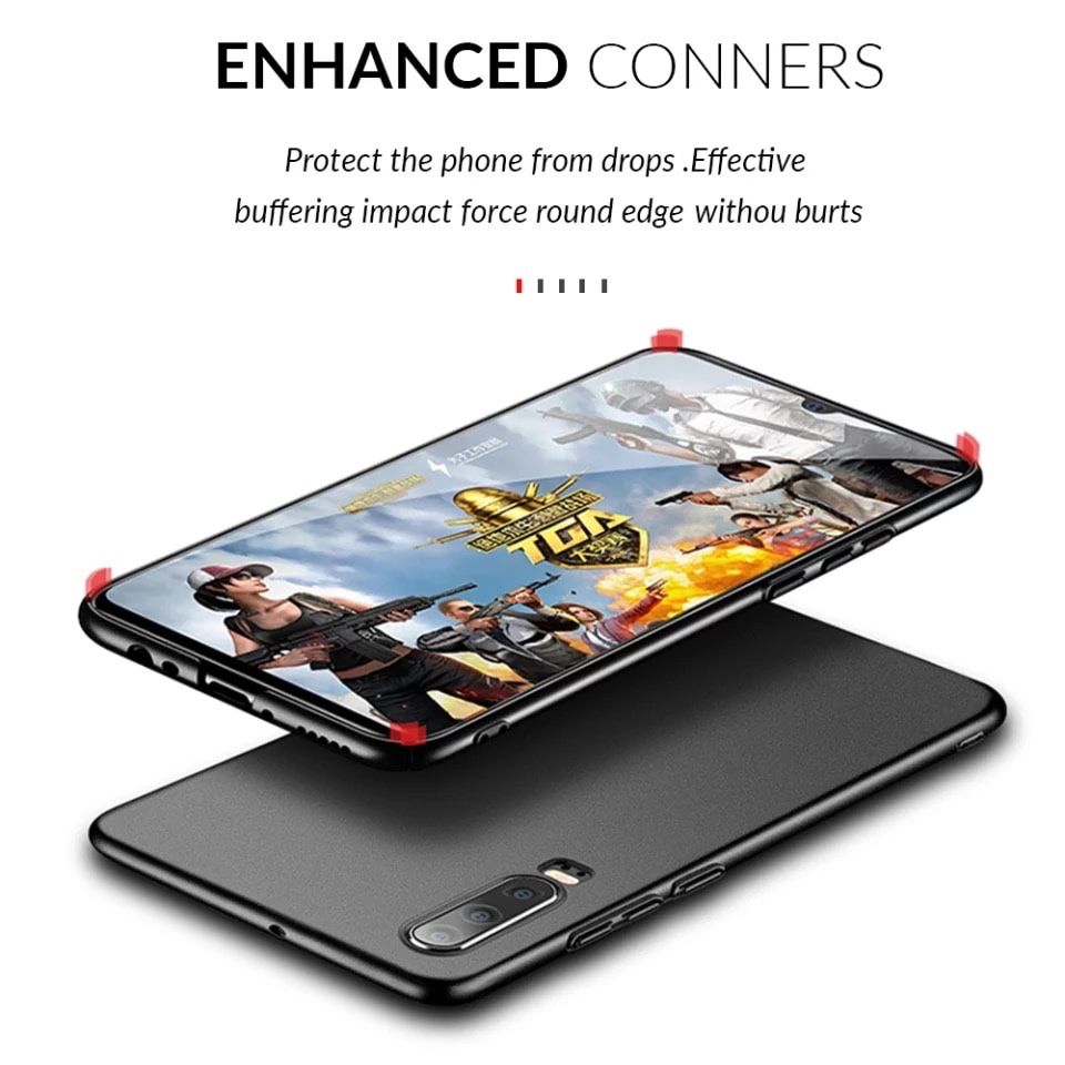 Husa TPU Black Clear si Folie Tempered Glass Huawei P20 Pro