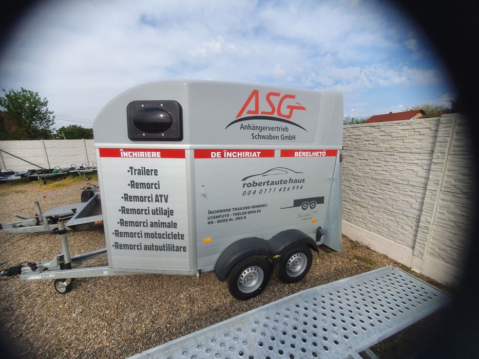 Inchiriez trailer de 6 metri -3500 kg pe 3 axe,de 8,5metri pe 3 axe