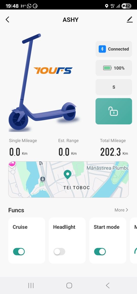 Trotinetă electrică AERIUM T350 PRO