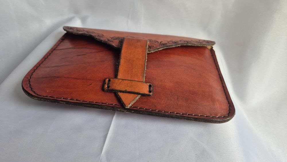Poseta/plic piele natur hand made