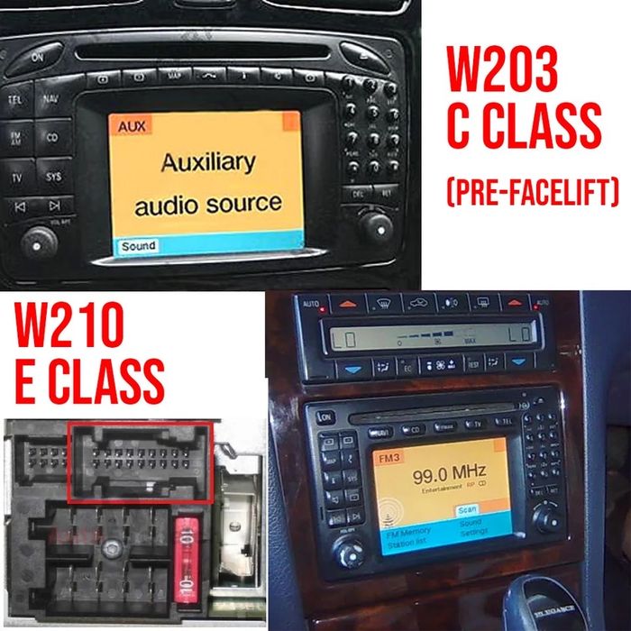 Modul Bluetooth cu microfon 18 pini Mercedes BENZ  Comand