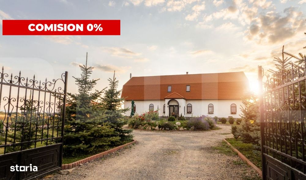 Conac de vanzare 7 camere cu bai proprii, crama, ciubar si potential