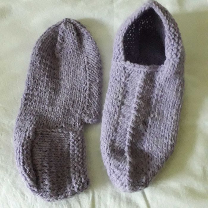 Дамски плетени терлици