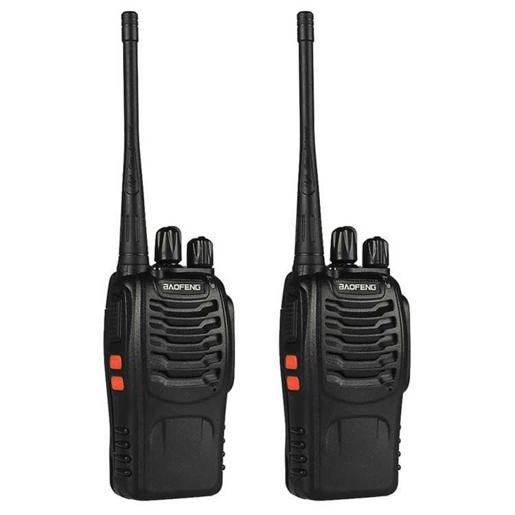 НОВИ С Гаранция 2 броя Комплект Радиостанции Радиостанция Baofeng 888S