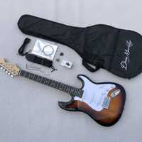 Новая электрогитара новая + тюнер+сумка для гитары+струны  для гитары