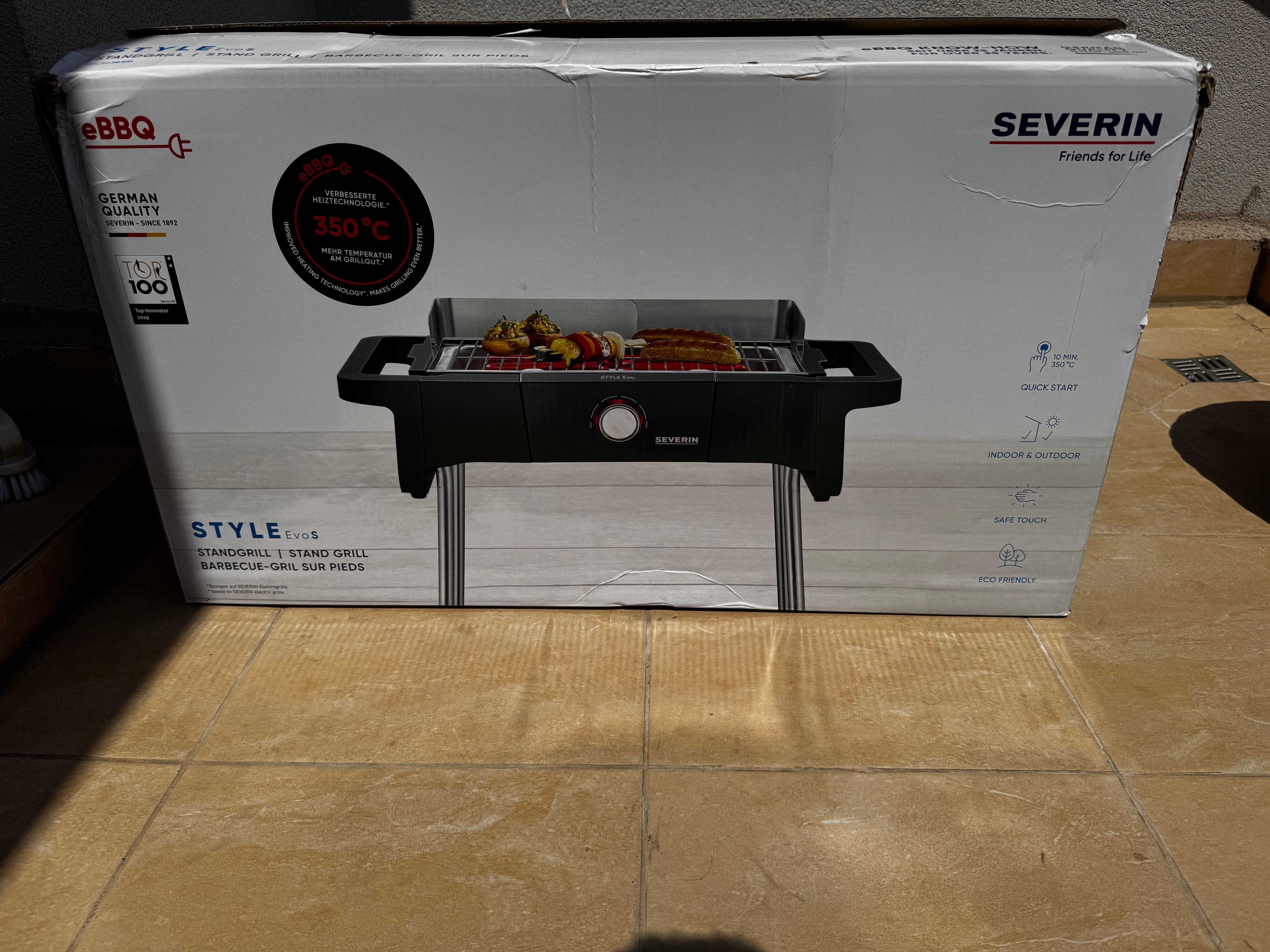 Електрическа скара PG 8124 STYLE EVO, 2500 W, SEVERIN