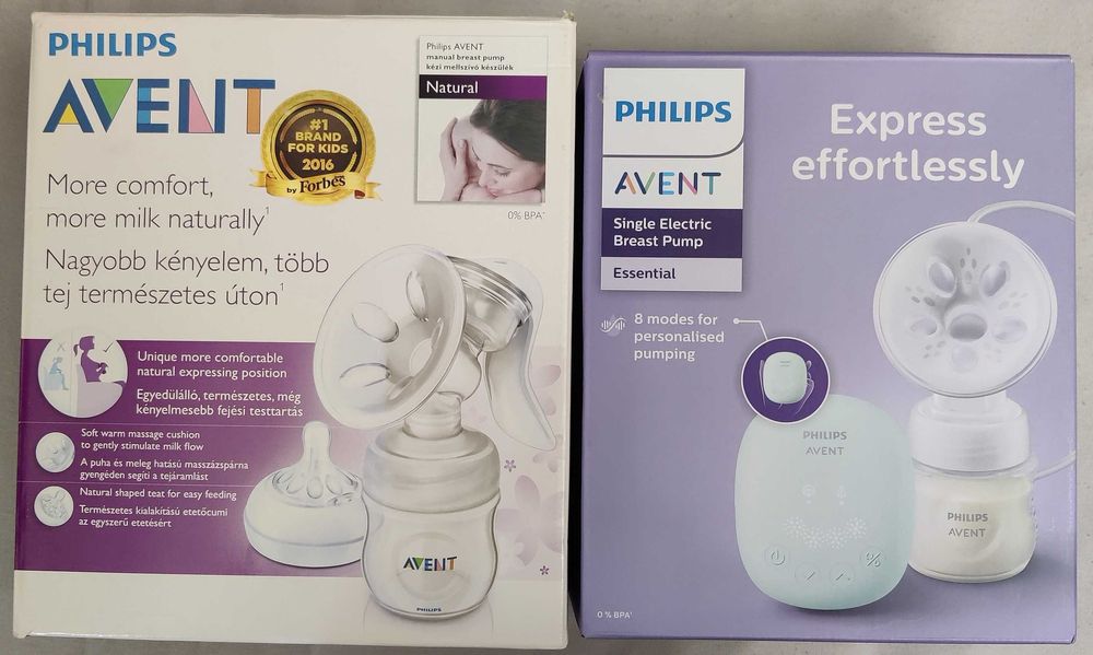 Pompă sân electrică sau pompă de sân manuală