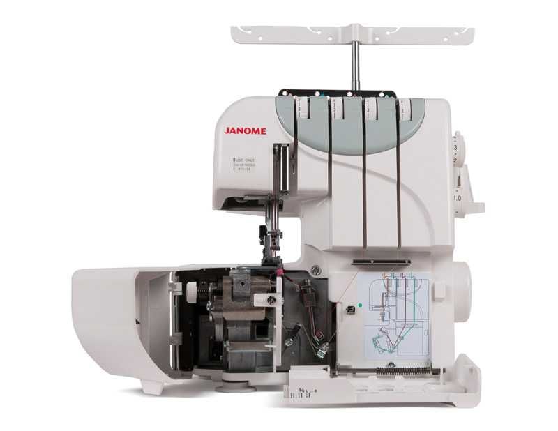 Оверлок Janome ML4952. Год гарантии/Металл/Комплект.
