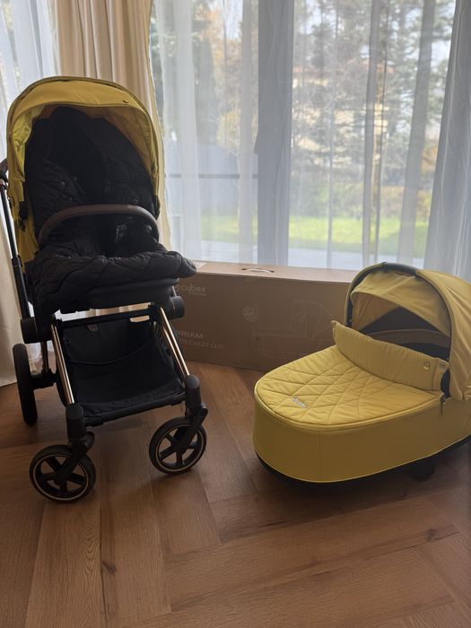Cybex Priam 4 Rose Gold пълен сет аксесоари в ГАРАНЦИЯ