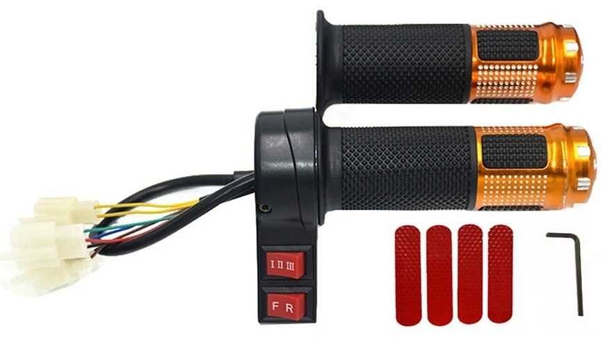 Acceleratie bicicleta electrica 24V/36/48V/64V/72V. 3 viteze 2 sensuri
