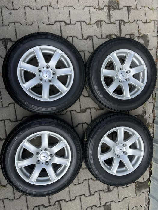 Jante aliaj 5x120mm, anvelope iarna 215/65 R16, VW T5, T6, Caravelle