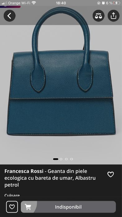 Geanta dama purtata o singura data