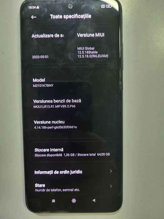 Redmi NOTE 10s Impecabil ca Nou Poze Reale