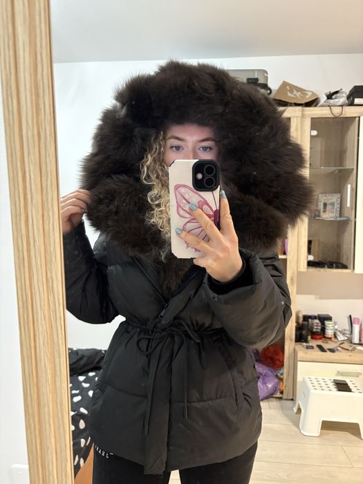 Vand geaca cu blana naturala