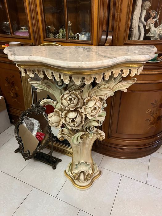 Старинна венецианска конзола с огледало Silik