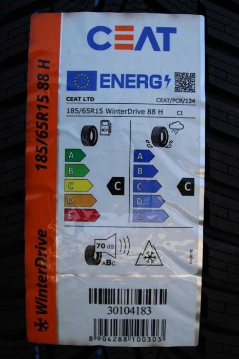 Anvelope iarna noi 185/65 R15, 88H, Ceat, DOT 2025