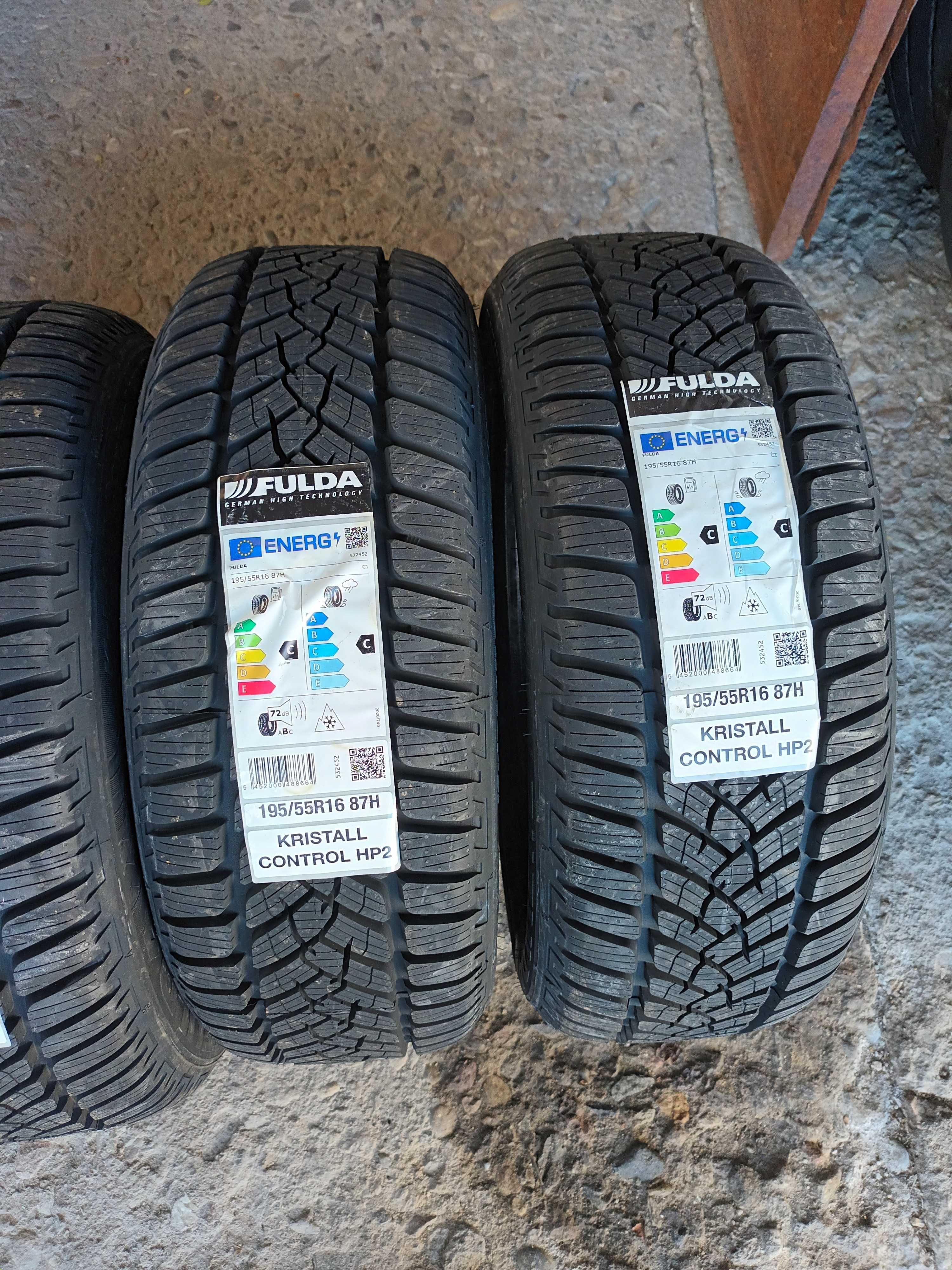 4 Нови зимни гуми 195/55 R16 Fulda Kristall Control HP2 87H M+S