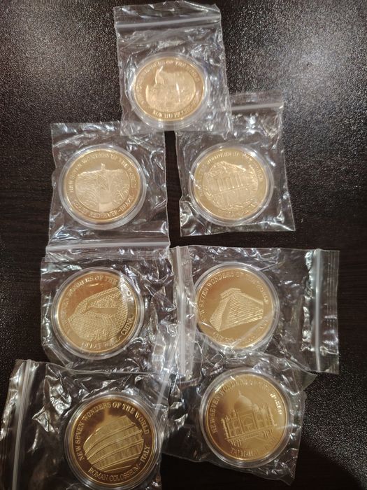 Монети "Седемте чудеса на света"