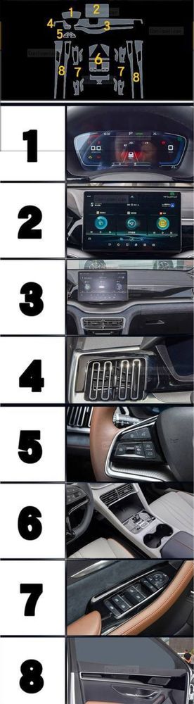 BYD Tang бронепленка салон