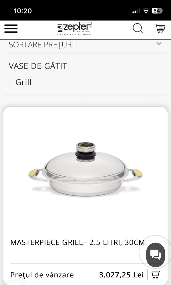 Grill Zepter, nou, D:24, - 1500 lei