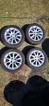 Jante aliaj 4x100 r16 original Opel cu anvelope 205 55 R16