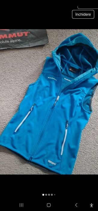 Vand jacheta fleece lână si vesta Mammut S