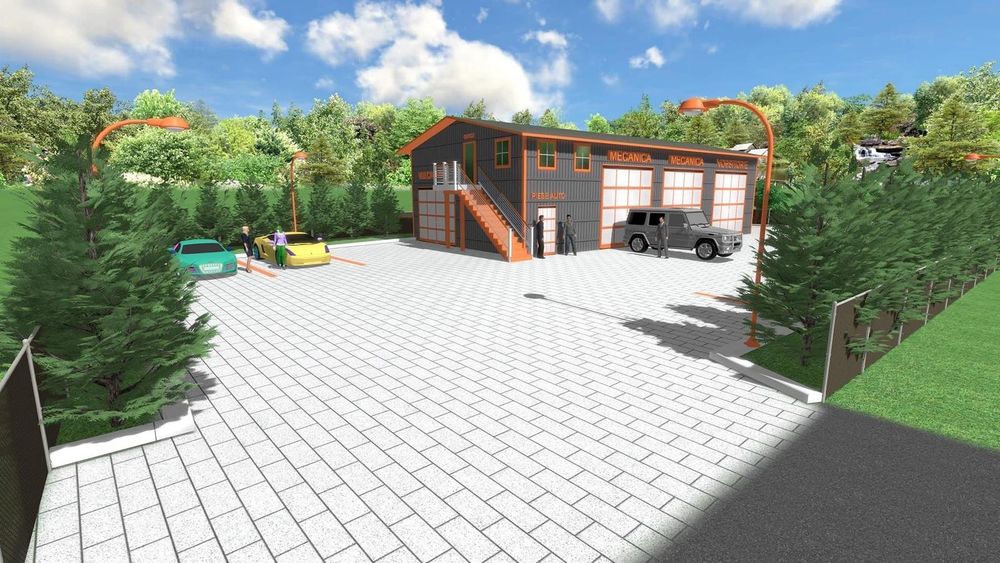 Hala de 30x10x5m proiectare si executie accept schimb auto