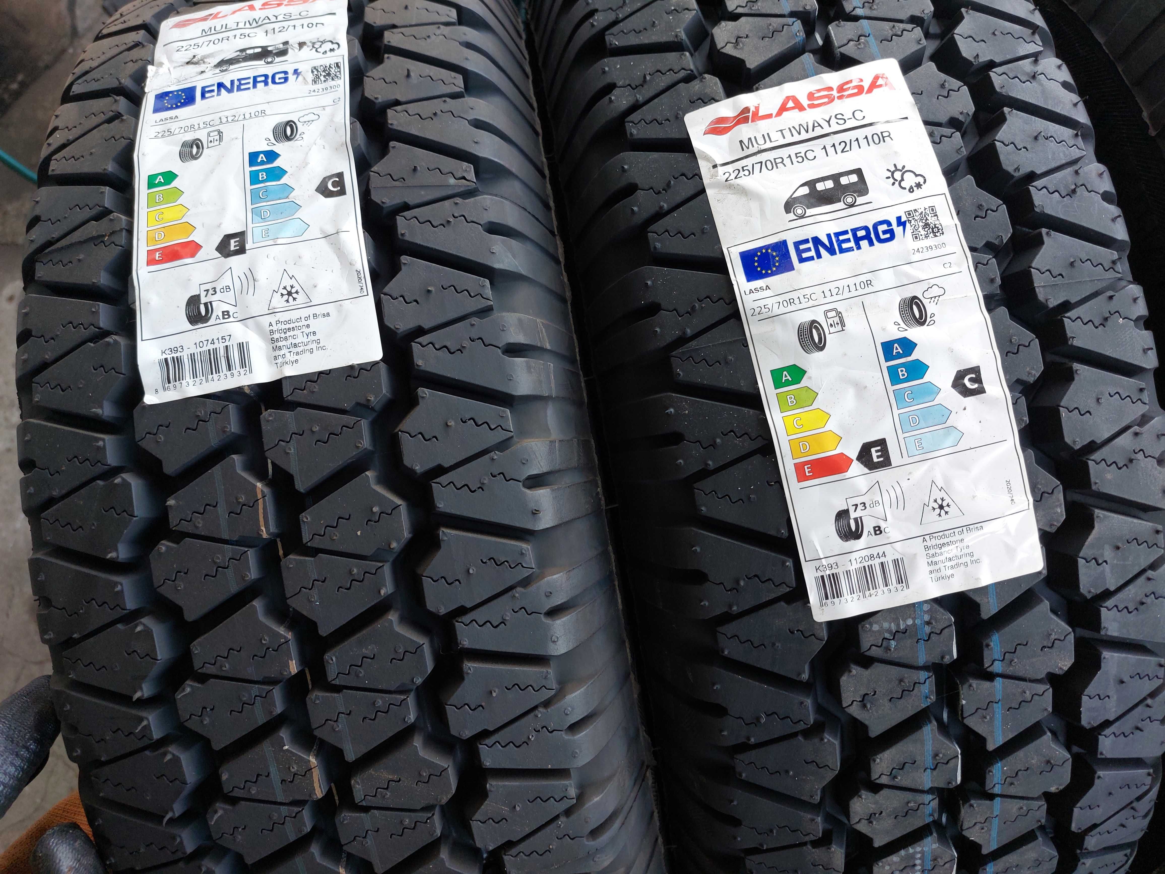 4бр.нови всесезонни гуми All Тerain Lassa 225 70 15C dot4223 цена 1 бр