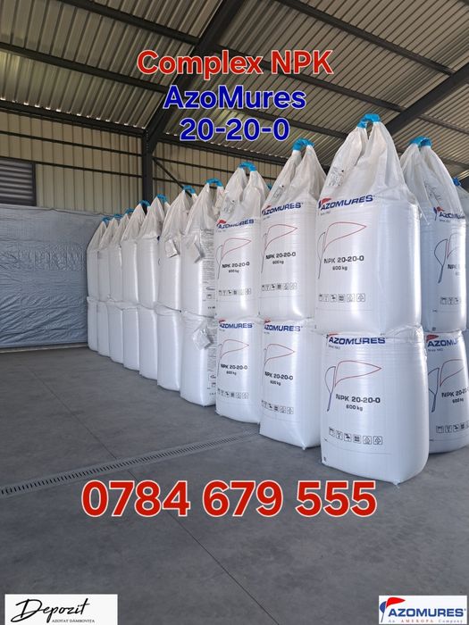 Îngrășământ Complex NPK 15 15 15 15 AzoMures
162 lei / sac de 50 kg
Ca