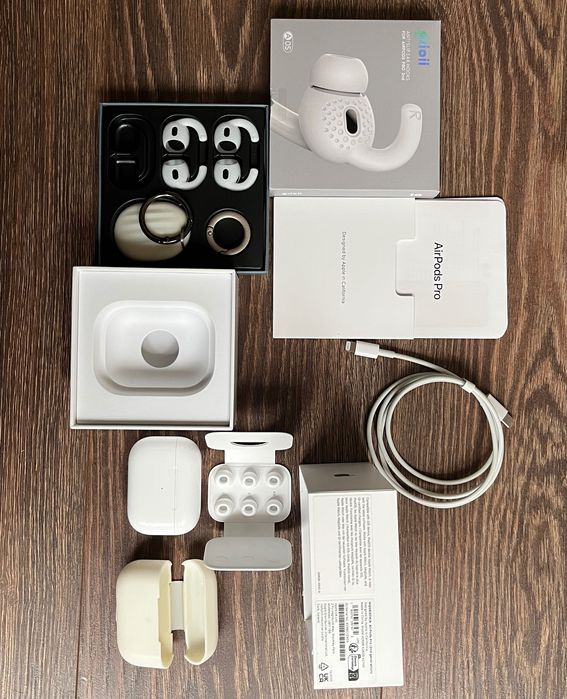 Airpods Pro 2 ANC + Anti slip ear hooks / ОРИГИНАЛНИ
