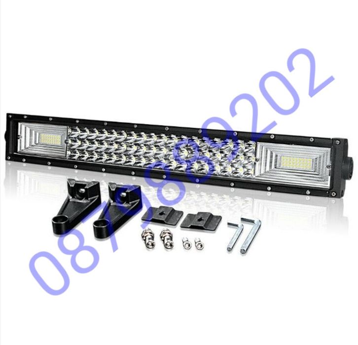 ЛЕД бар 7D 55см 324W,10-30v