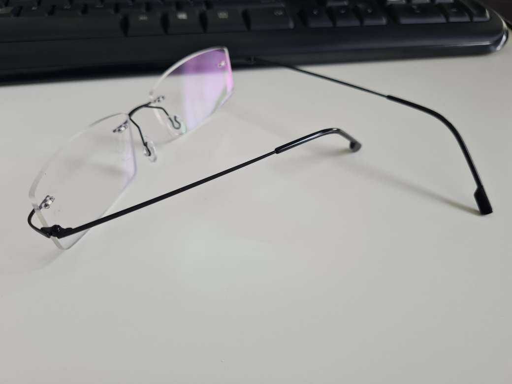 [VAND] Rame ochelari aliaj titan ultra-usori, flexibili culoare neagra