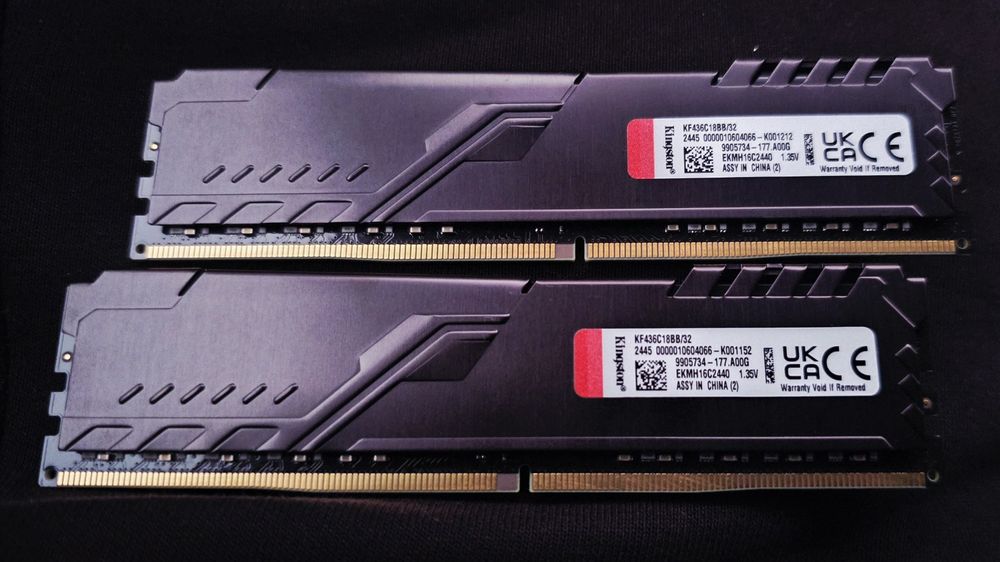 64GB RAM 3600MHz DDR4 Fury Beast