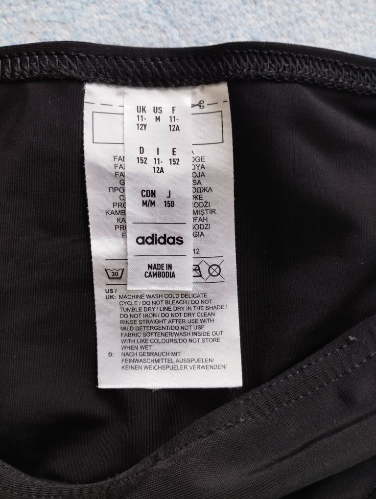 Детски бански Adidas черен 10-11г.