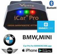 Vgate iCar Pro Activare BMW Sport+ Codare Baterie Regenerare DPF etc