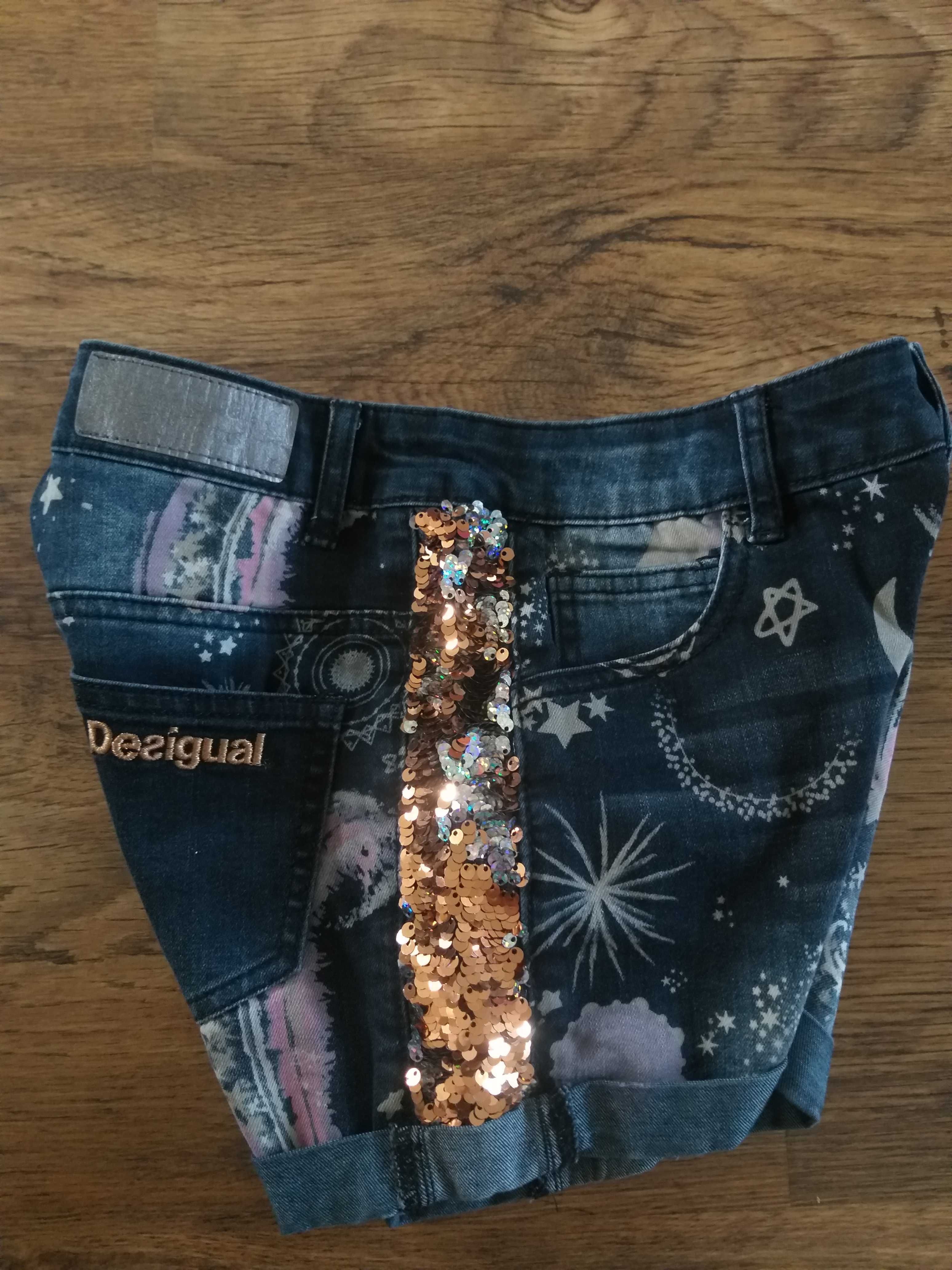 desigual kids denim shorts - страхотни детски панталонки КАТО НОВИ