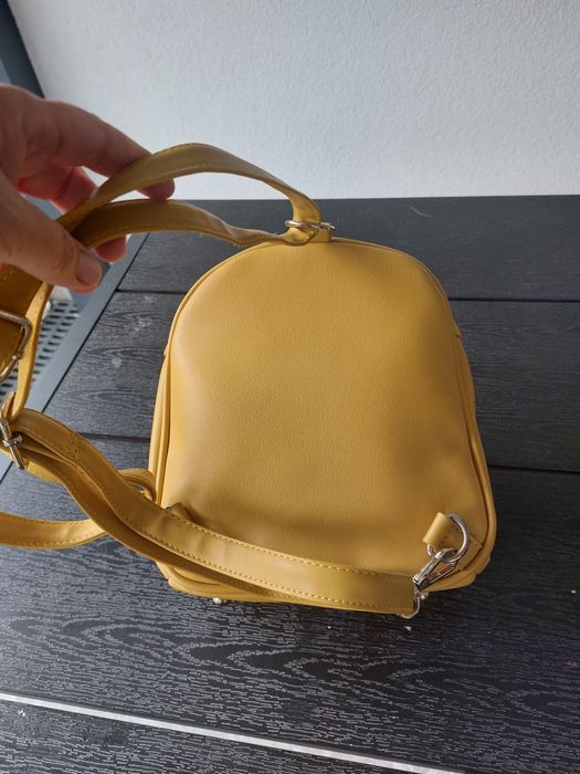 Rucsac Meli Melo, galben cu modele vesele